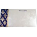 STE 03 Blue Wedding Invitation Cards