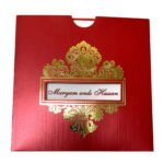 RA14 Red - Wedding Invitation Card